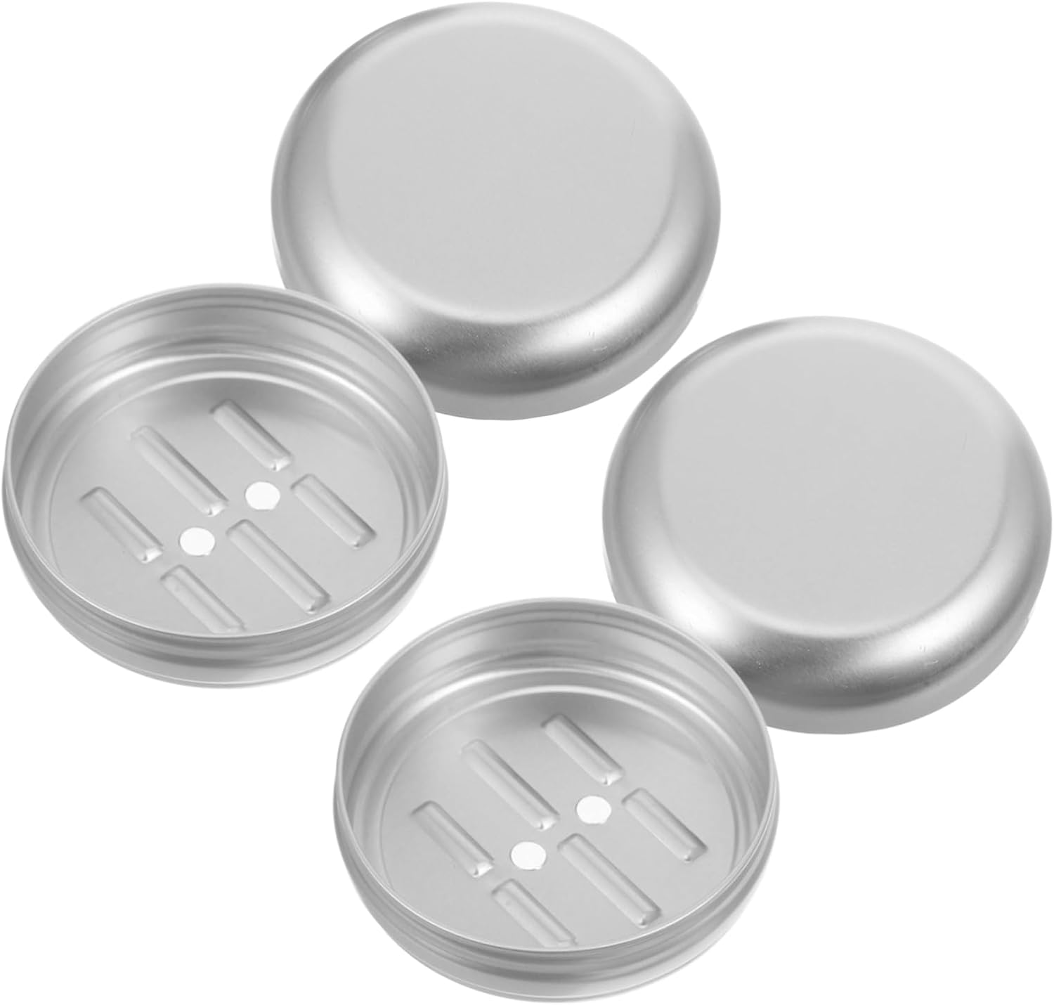 Round Travel Soap Case with Leak-Proof Lid