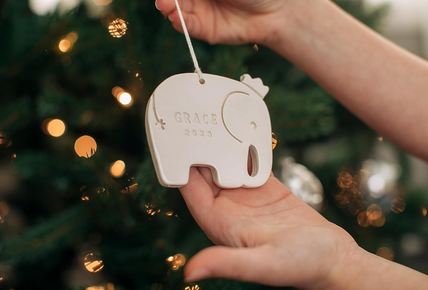 Personalized Babys First Christmas Ornament 2024