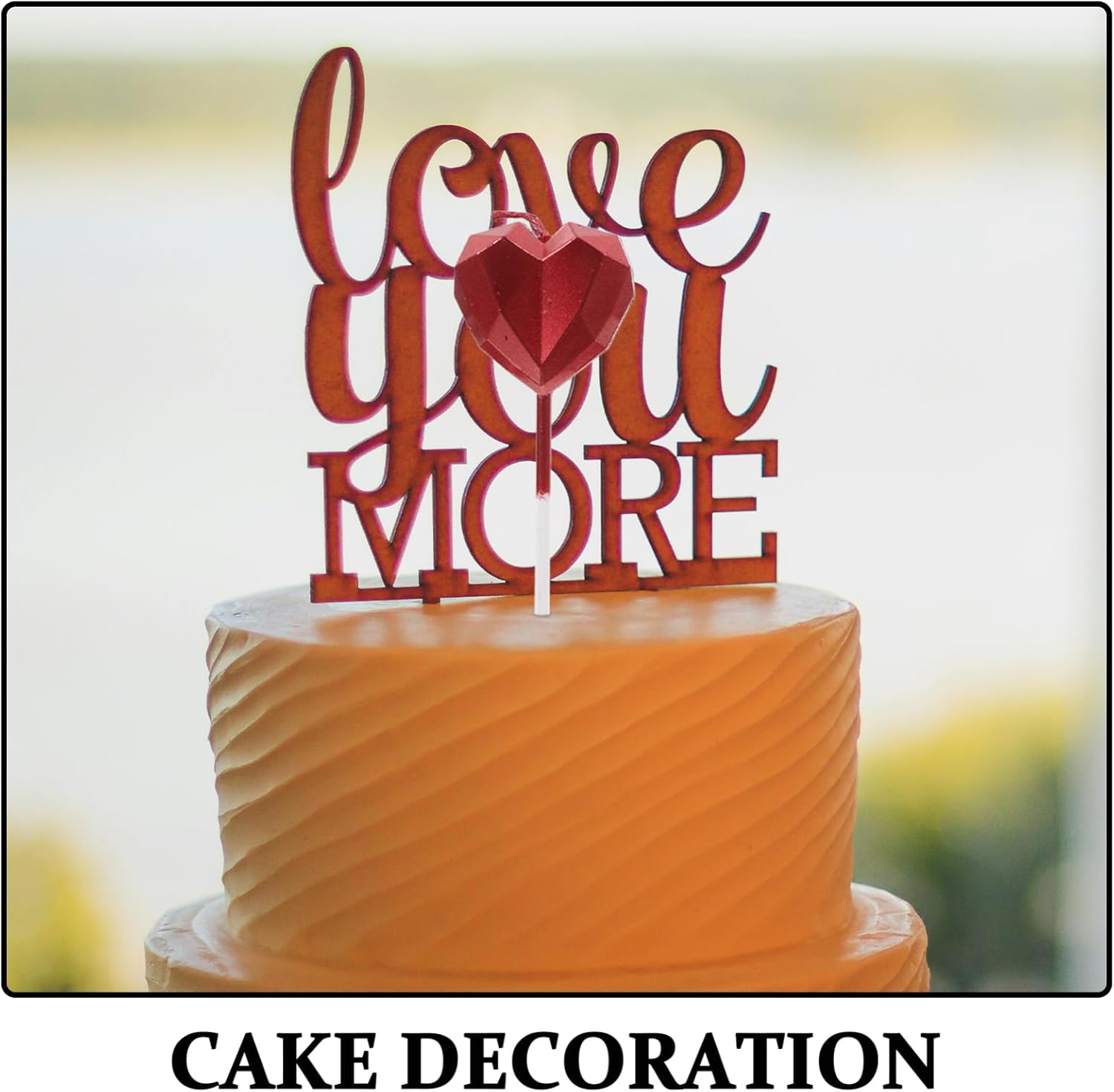 Happy Birthday Candles 8 Pcs Heart Shape for Cake and Wedding
