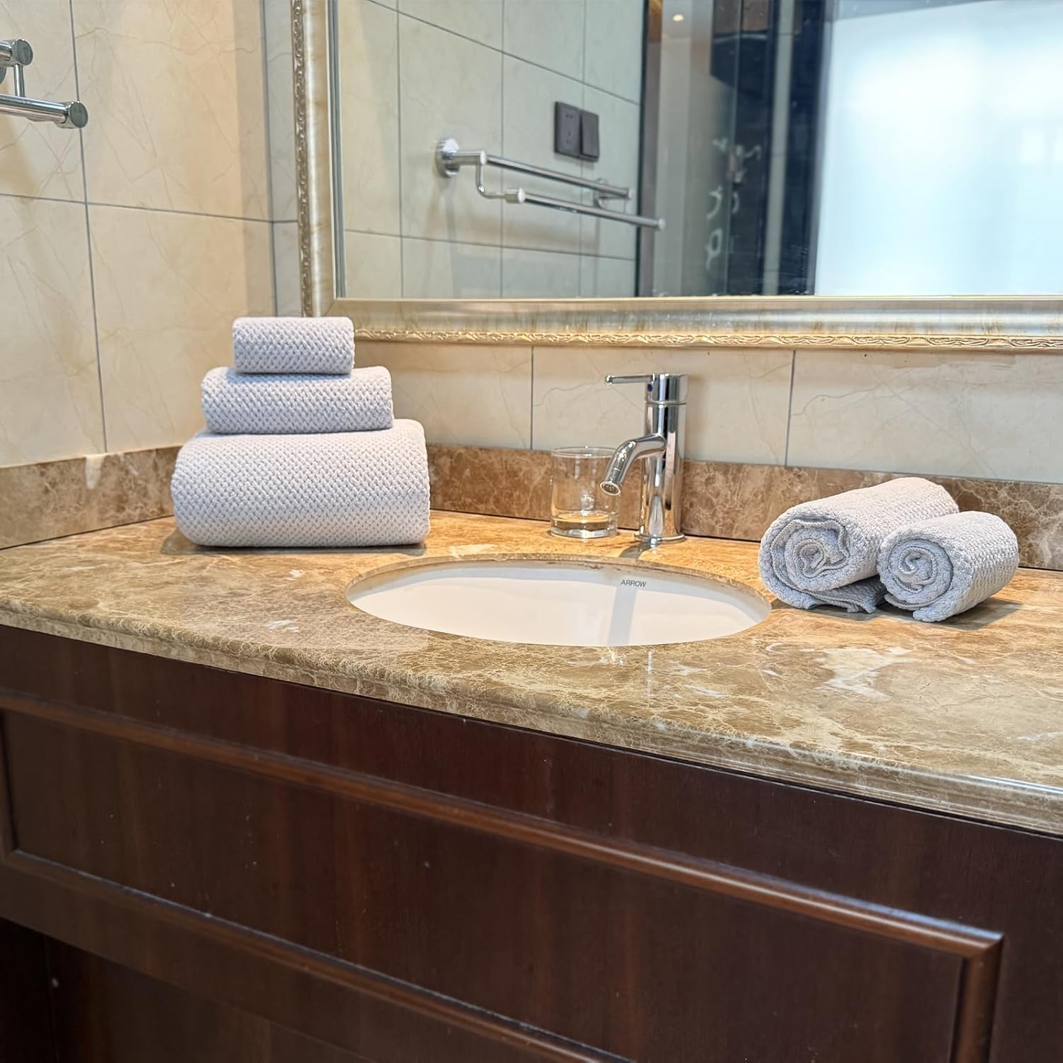 YTYC Oversized Bath Towel Set of 6 - Super Soft