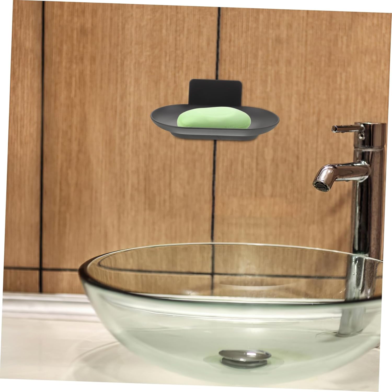 Hemoton Wall Mounted Soap Dish with Efficient Drainage