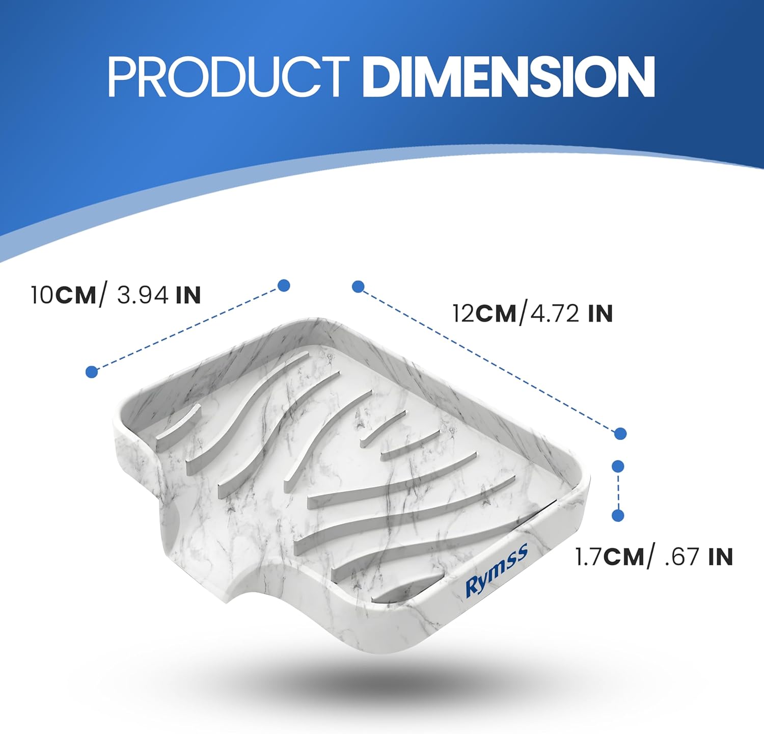 Rymss Silicone Soap Dish - 47x35 Small 1