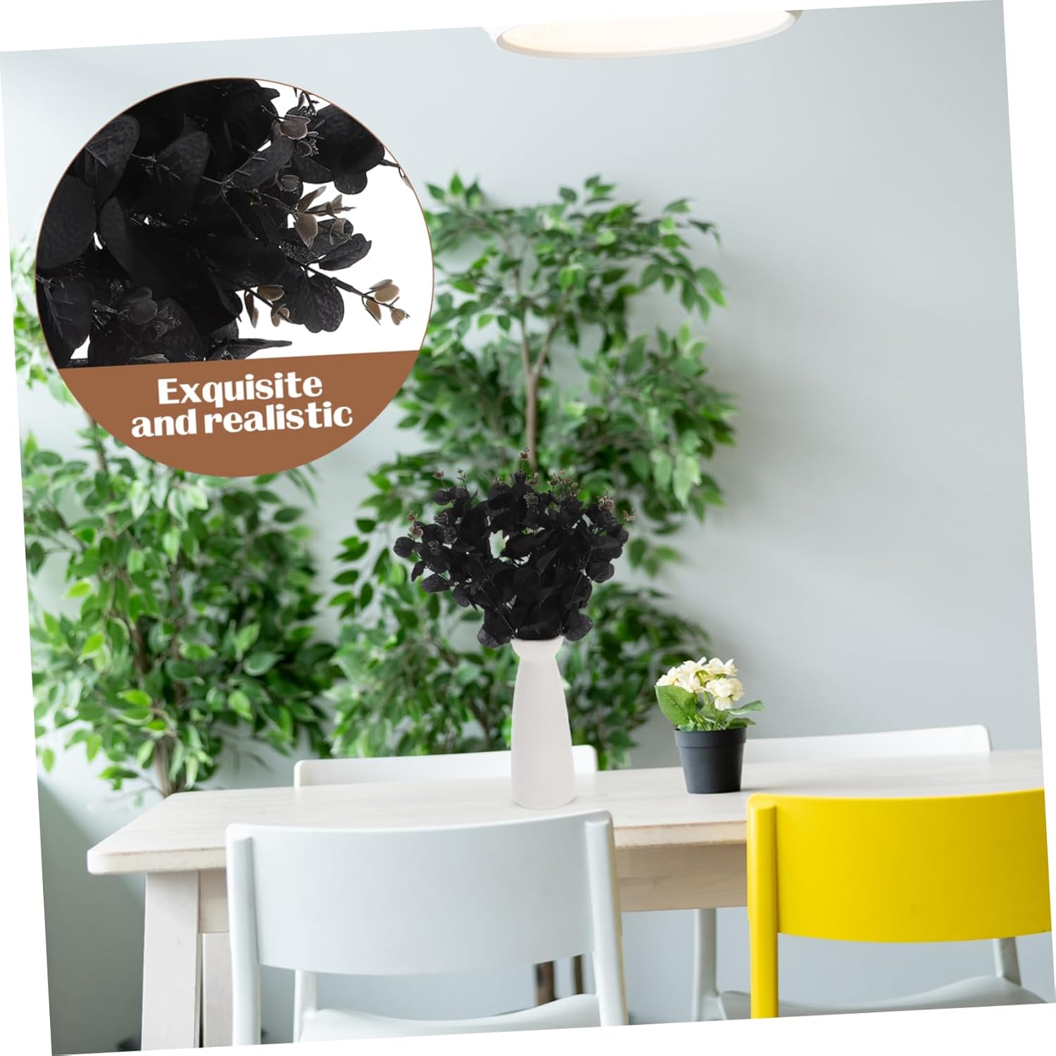 VOSAREA 4 Sets Faux Eucalyptus Branches for Home Decor