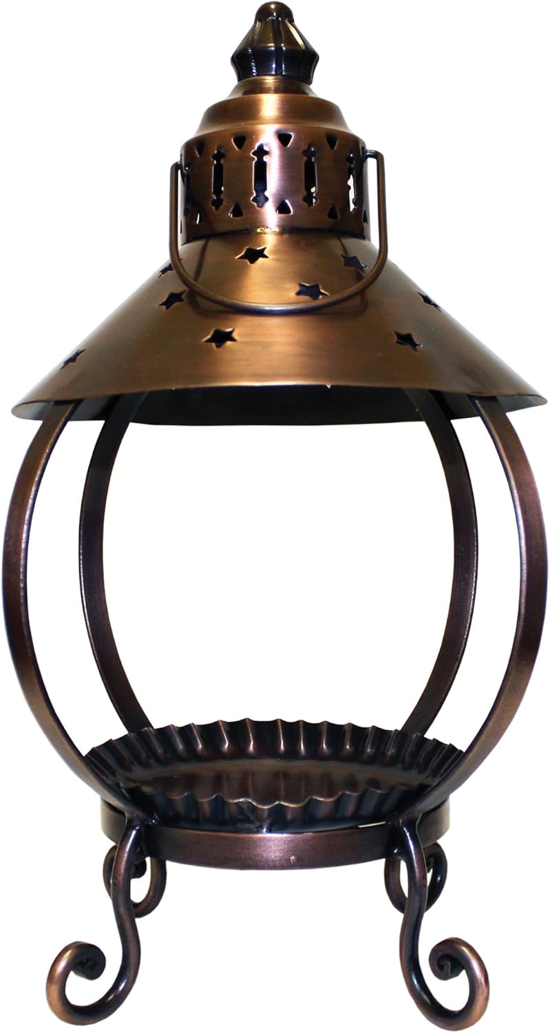 A Cheerful Giver Metal Candle Lantern - 135 Tall Copper Star