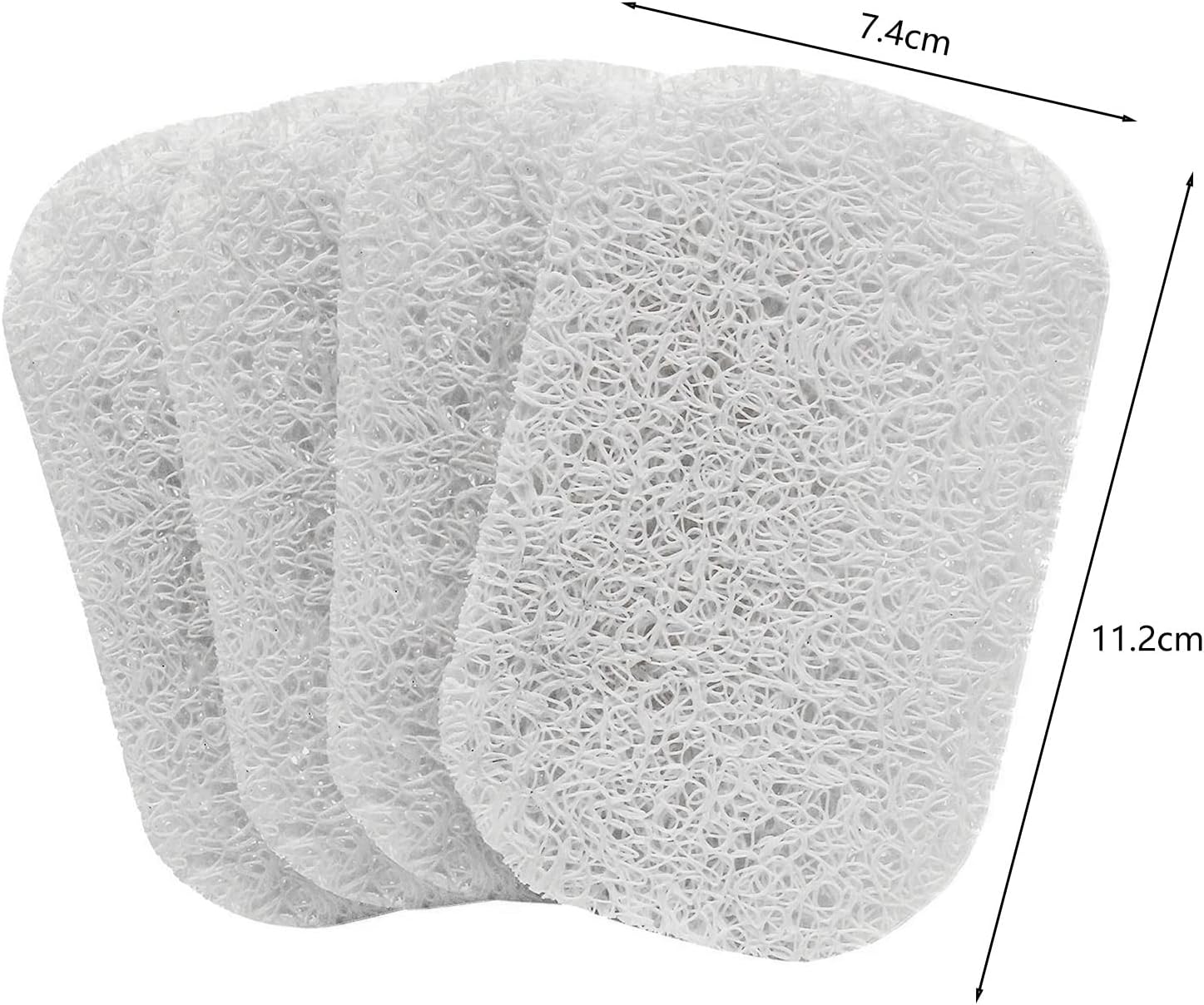 Hesitroad Soap Dish Quick Drainage Lifting Pads 4Pcs