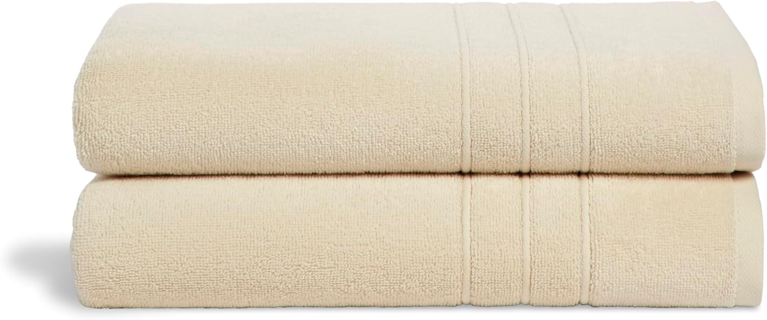 Brooklinen Turkish Cotton Bath Towels Set of 2 Vanilla
