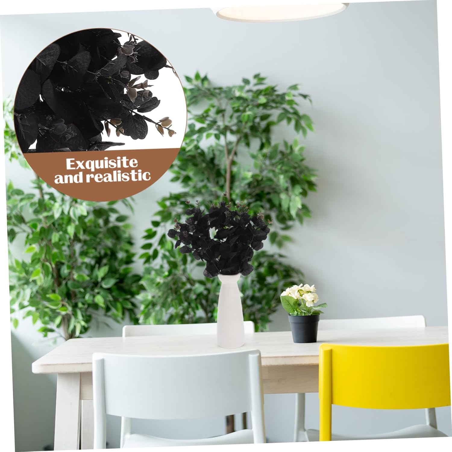 Zerodeko 6pcs Artificial Eucalyptus Leaves Decoration