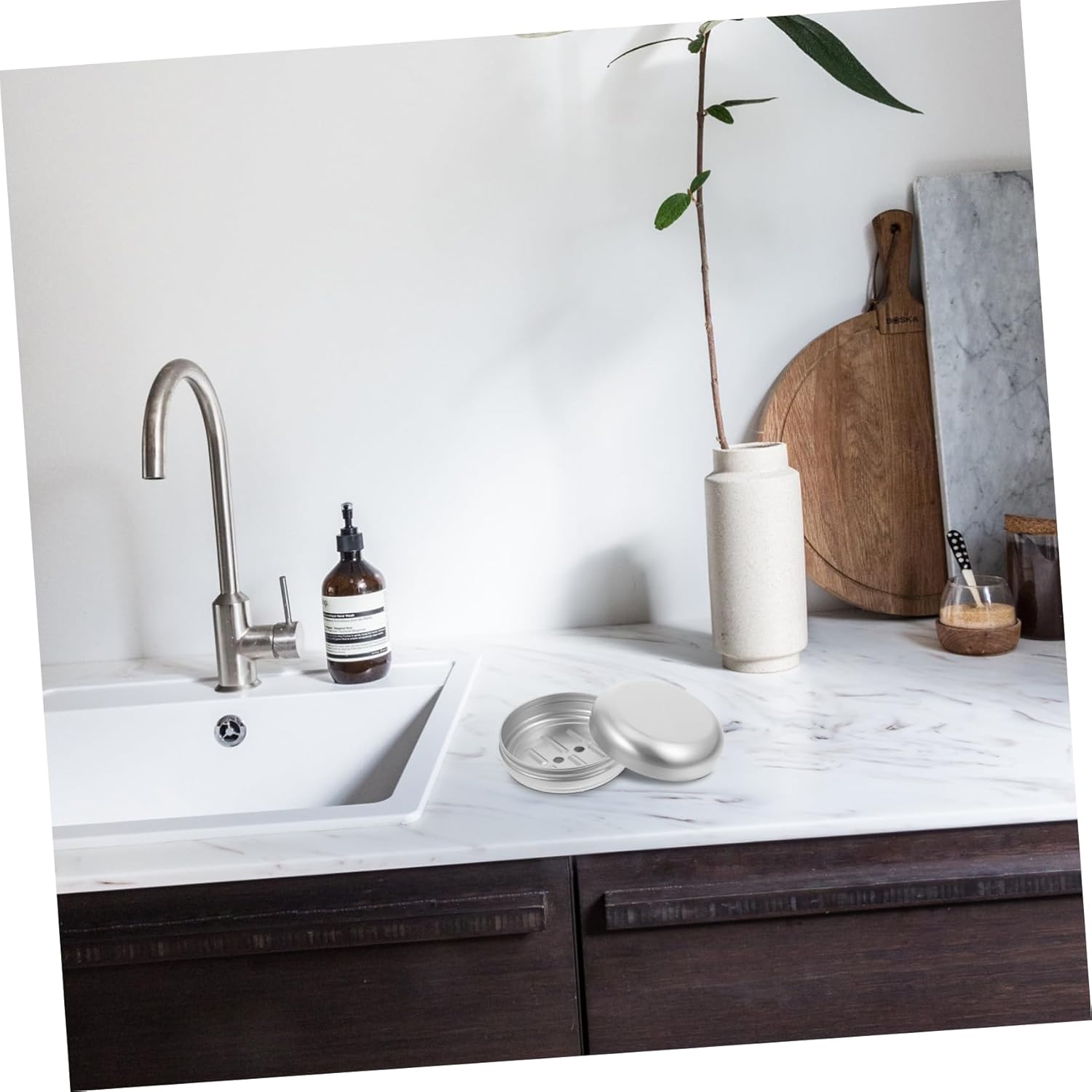 Round Travel Soap Case with Leak-Proof Lid