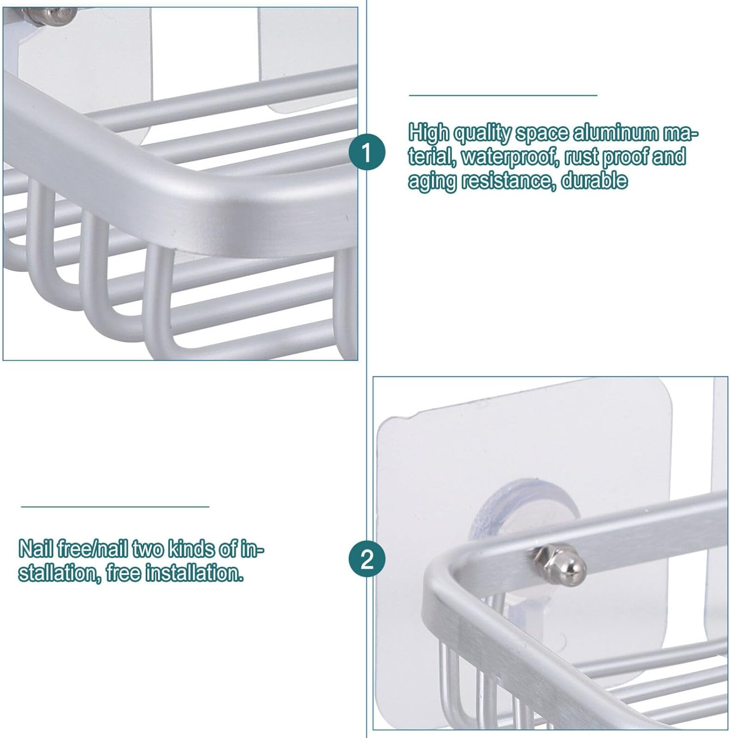 Kichvoe 1Set Single Soap Dish Holder for Bathroom Kitchen