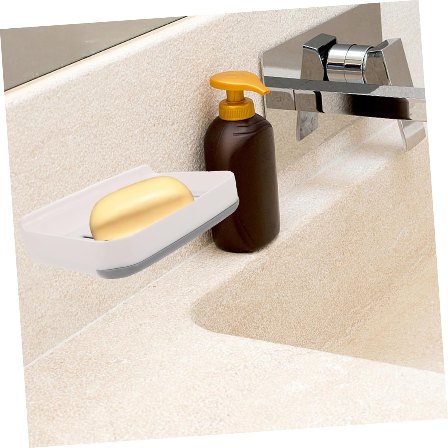 Sturdy Diatom Soap Dish for Bathroom Organizer