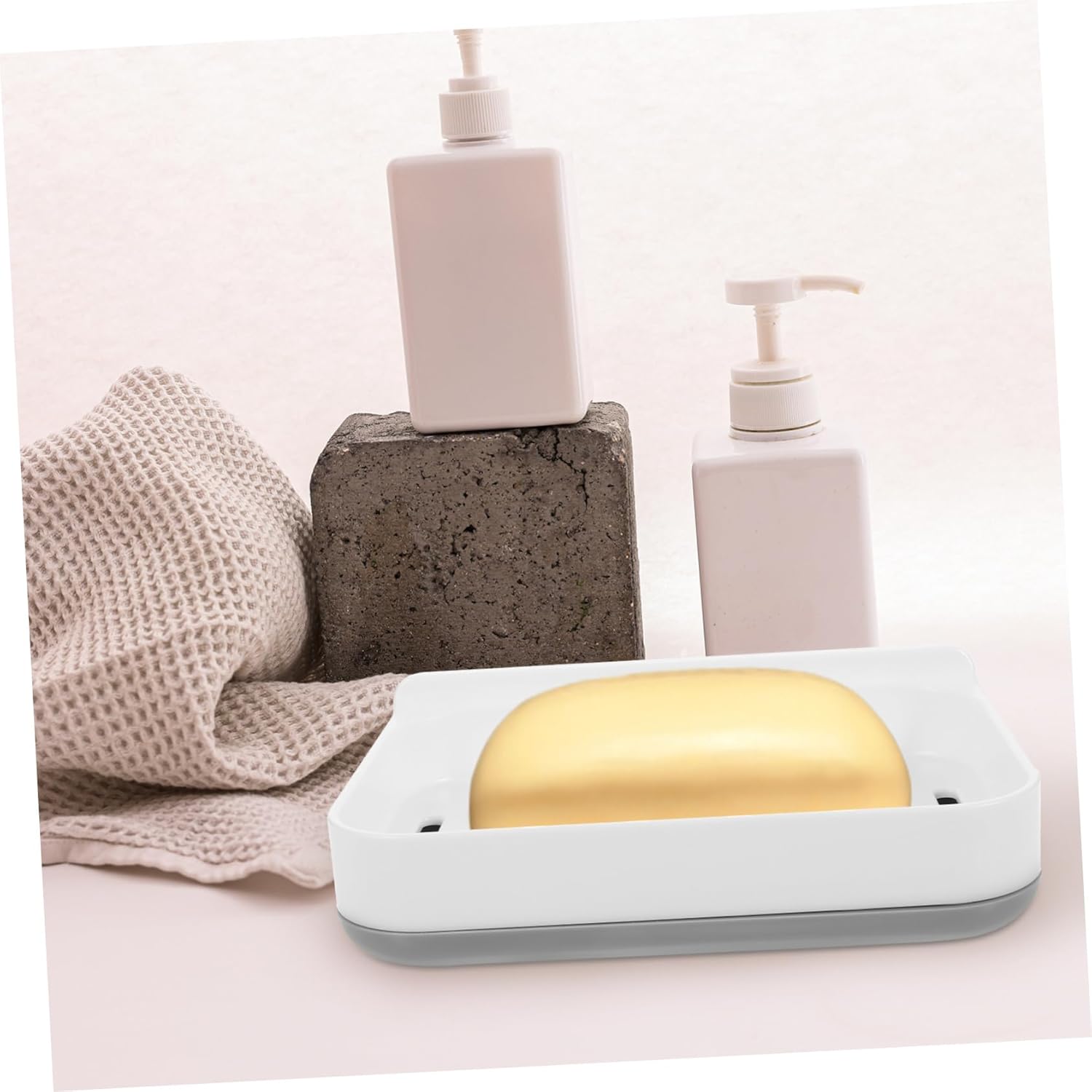 MAGICLULU Diatom Soap Dish Wall Mount Quick Dry Organizer