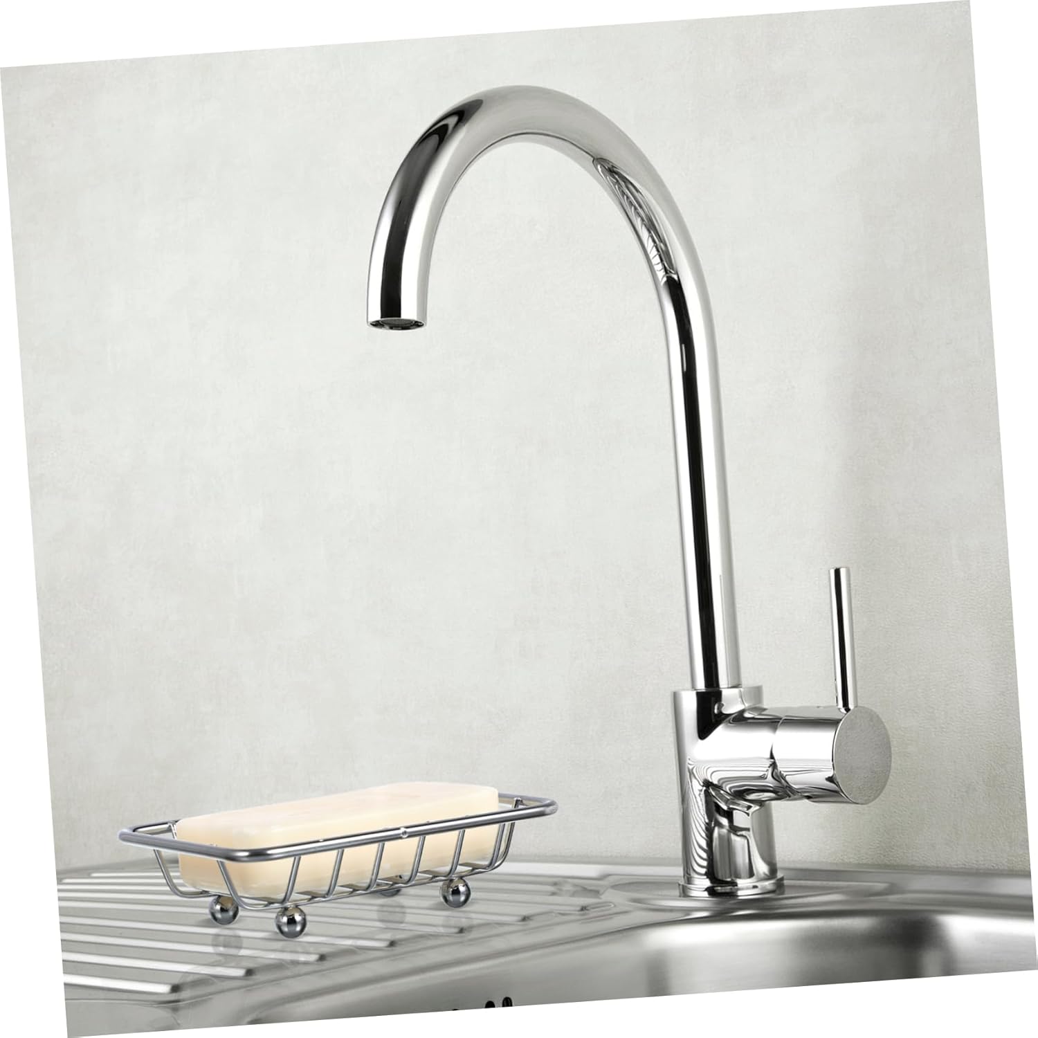 Zerodeko Metal Soap Holder with Draining Design