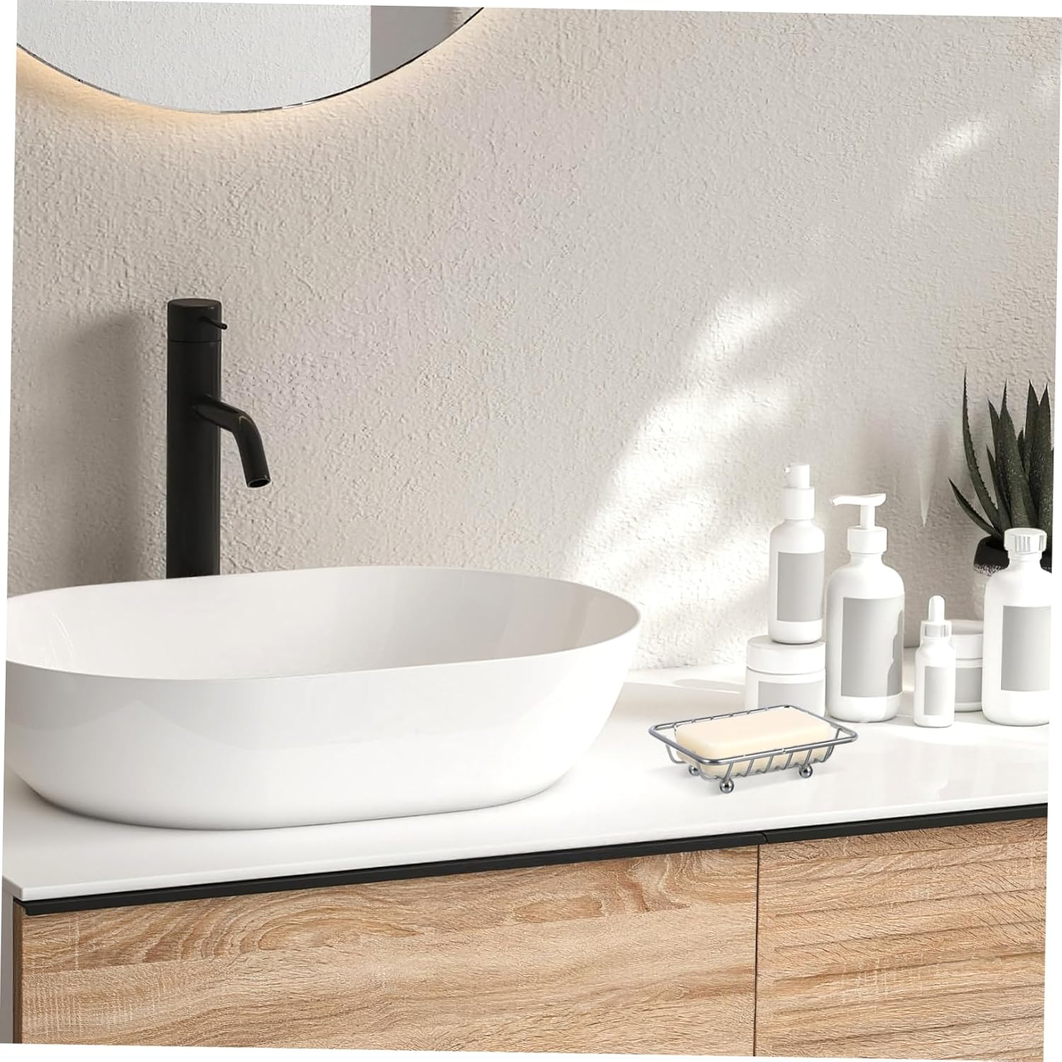 Zerodeko Metal Soap Holder with Draining Design