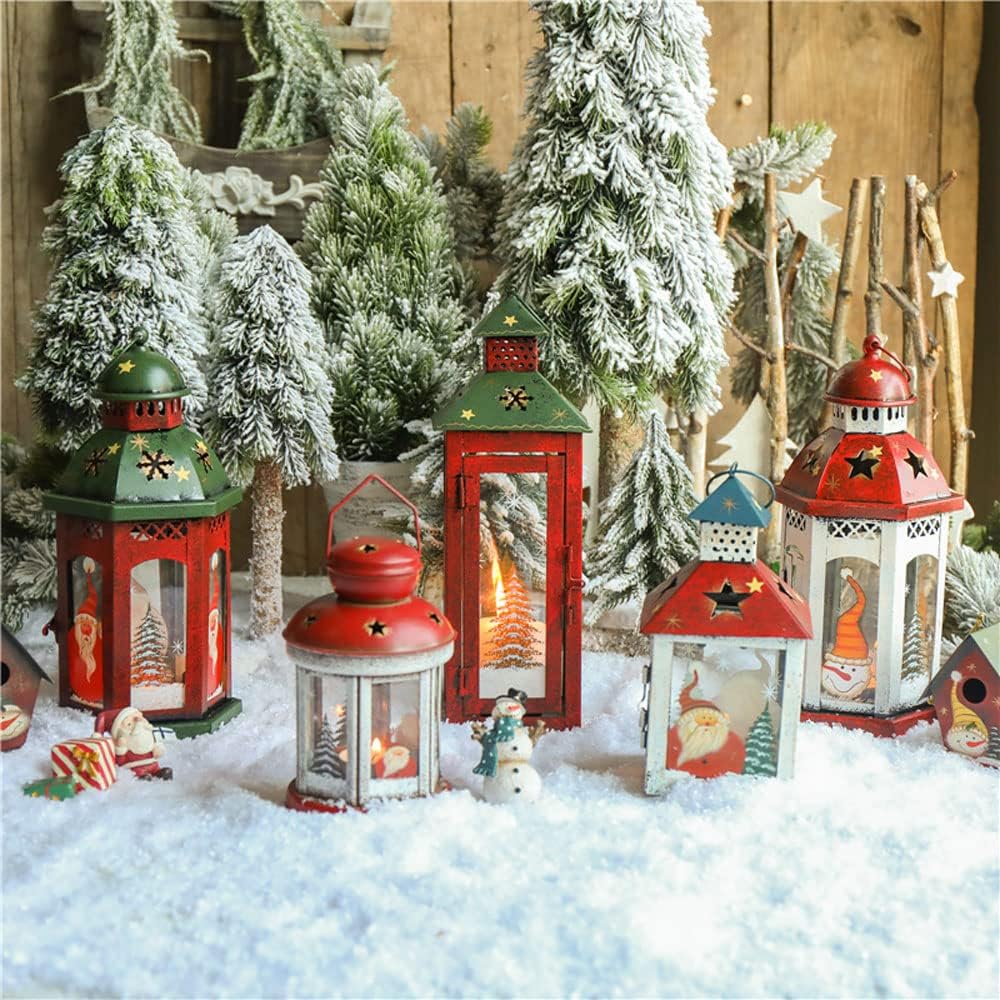 DOWNER Decorative Candle Lantern with Hanging Hook