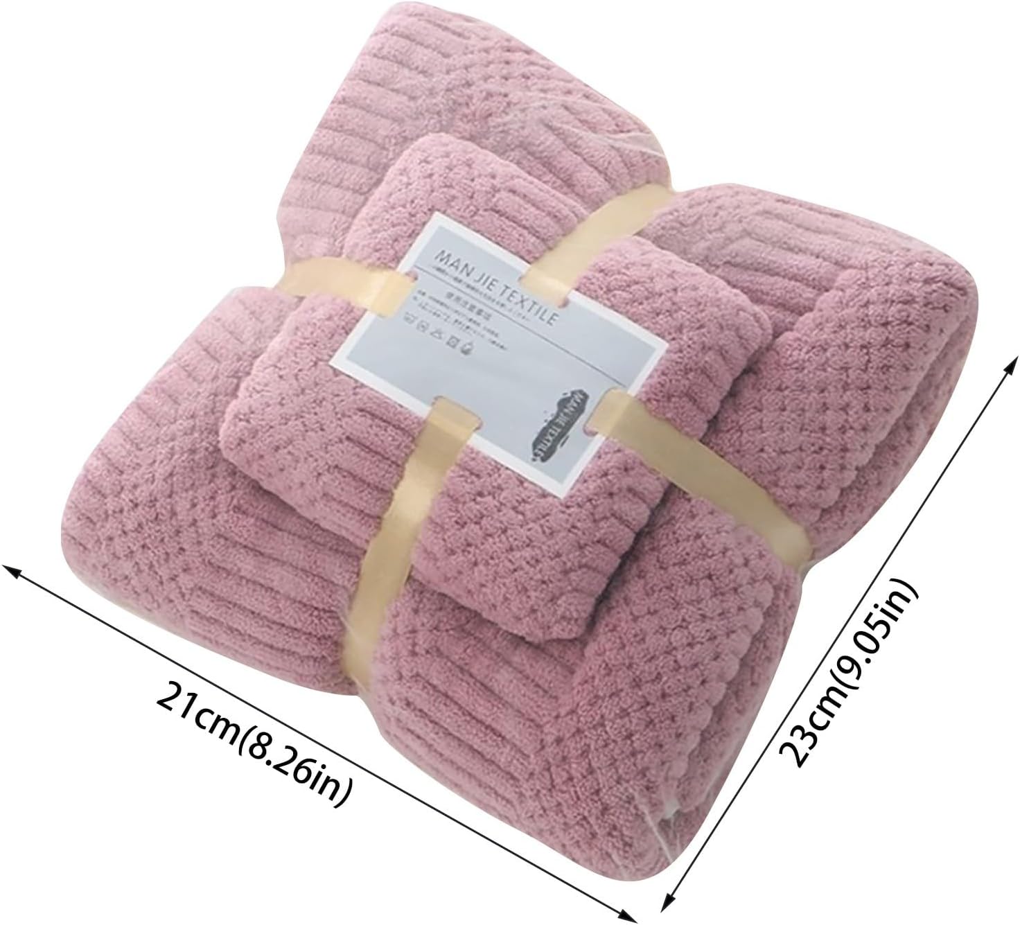 Coral Velvet Bath Towel Set of 6 with Washcloth