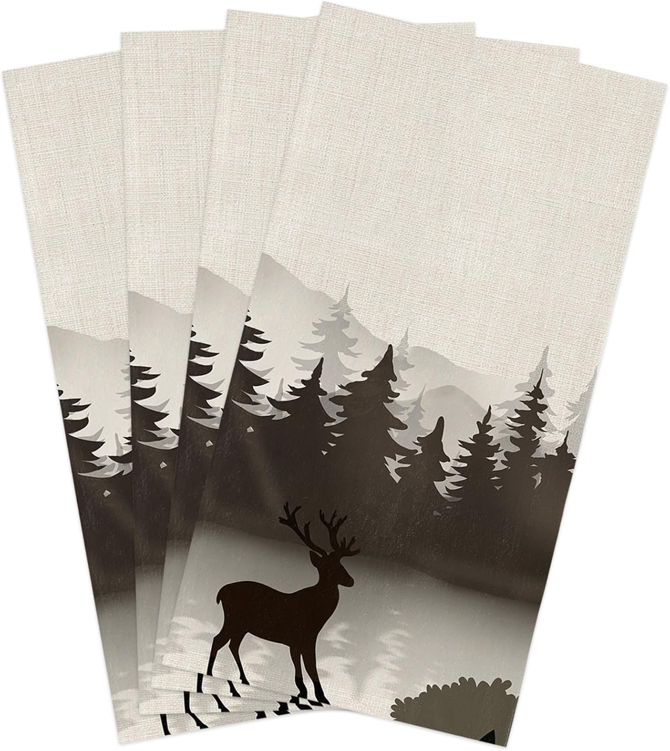 Rocking Giraffee 4 Pack Microfiber Towels