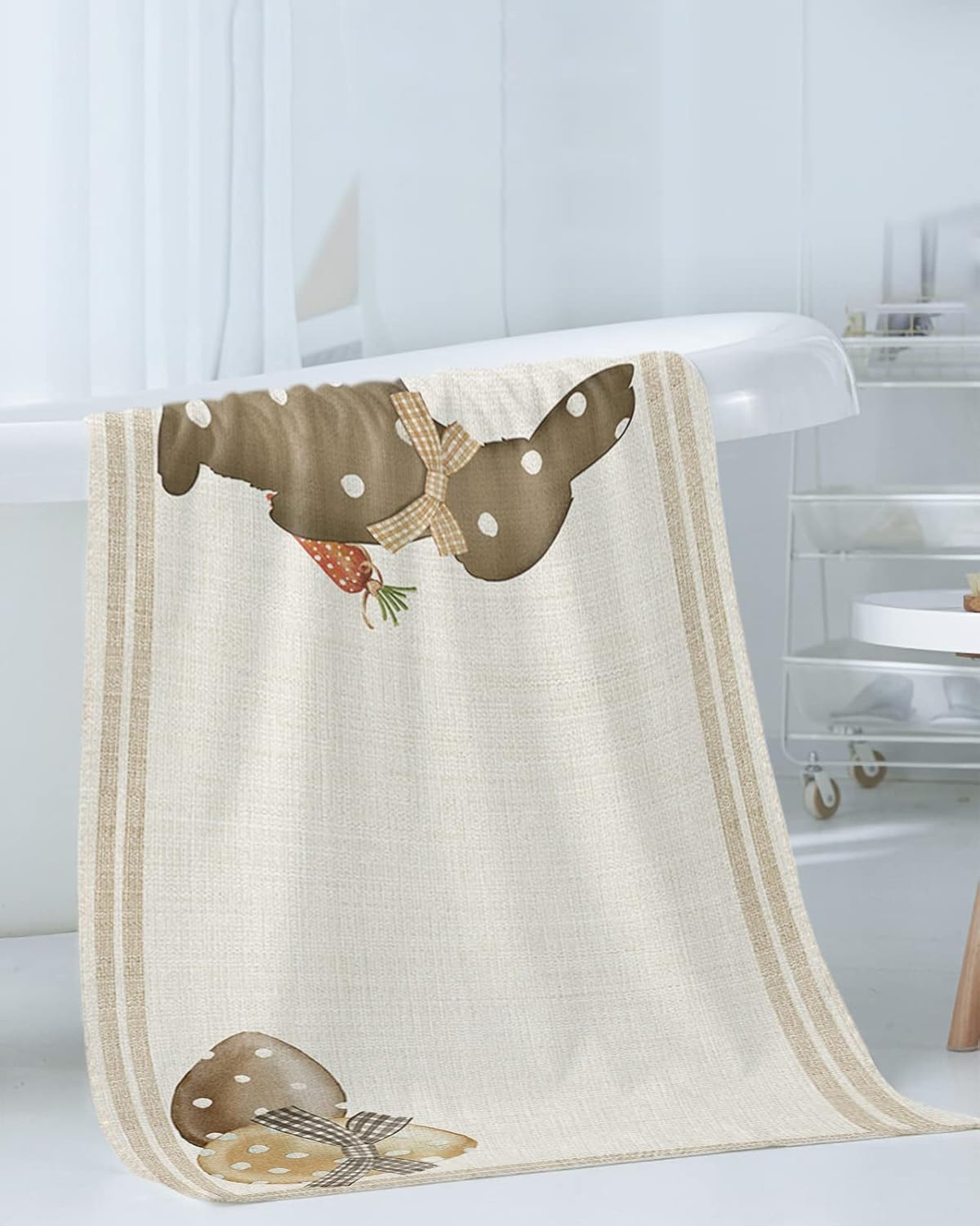 Boanket Easter 3 Piece Towel Set with Bunny Design 1