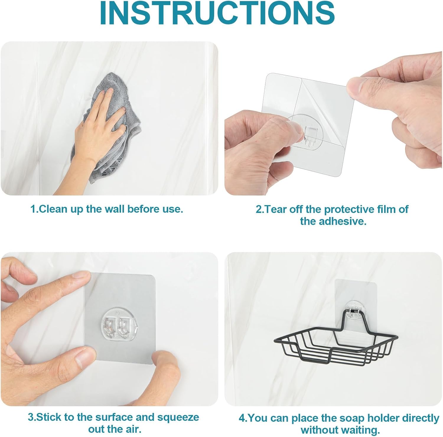 LBshmao-D Silver 304 Stainless Steel Soap Dish Holder
