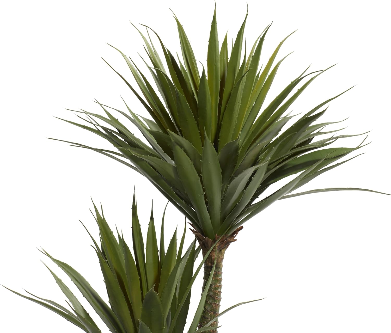 Deco 79 Artistic Artificial Dracaena Plant with Black Fiberglass Pot