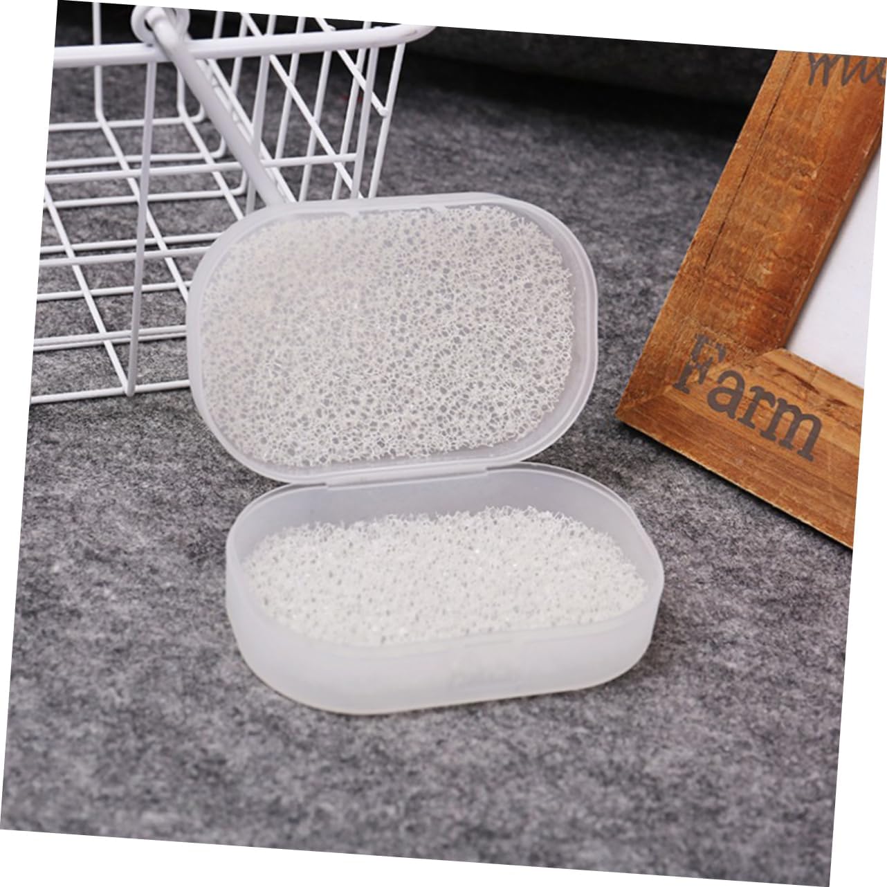 Beatifufu Plastic Soap Dish Waterproof Anti-Slip Holder
