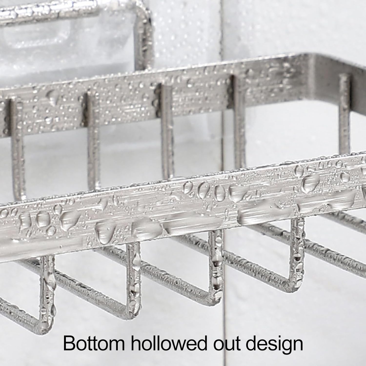 Grebest Stainless Steel Soap Dish with Hooks