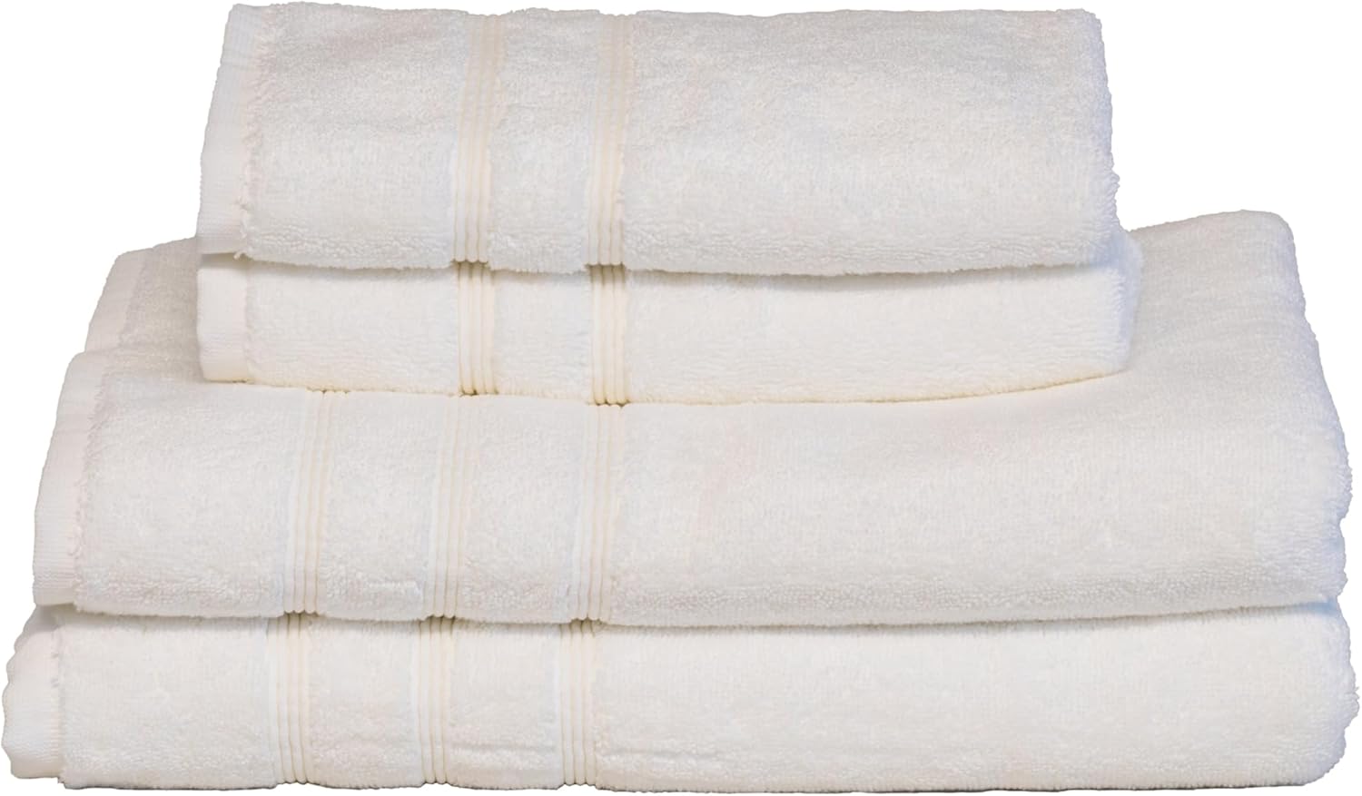 Mosobam 4pc Luxury Turkish Towel Set - Bamboo Viscose Combed Cotton
