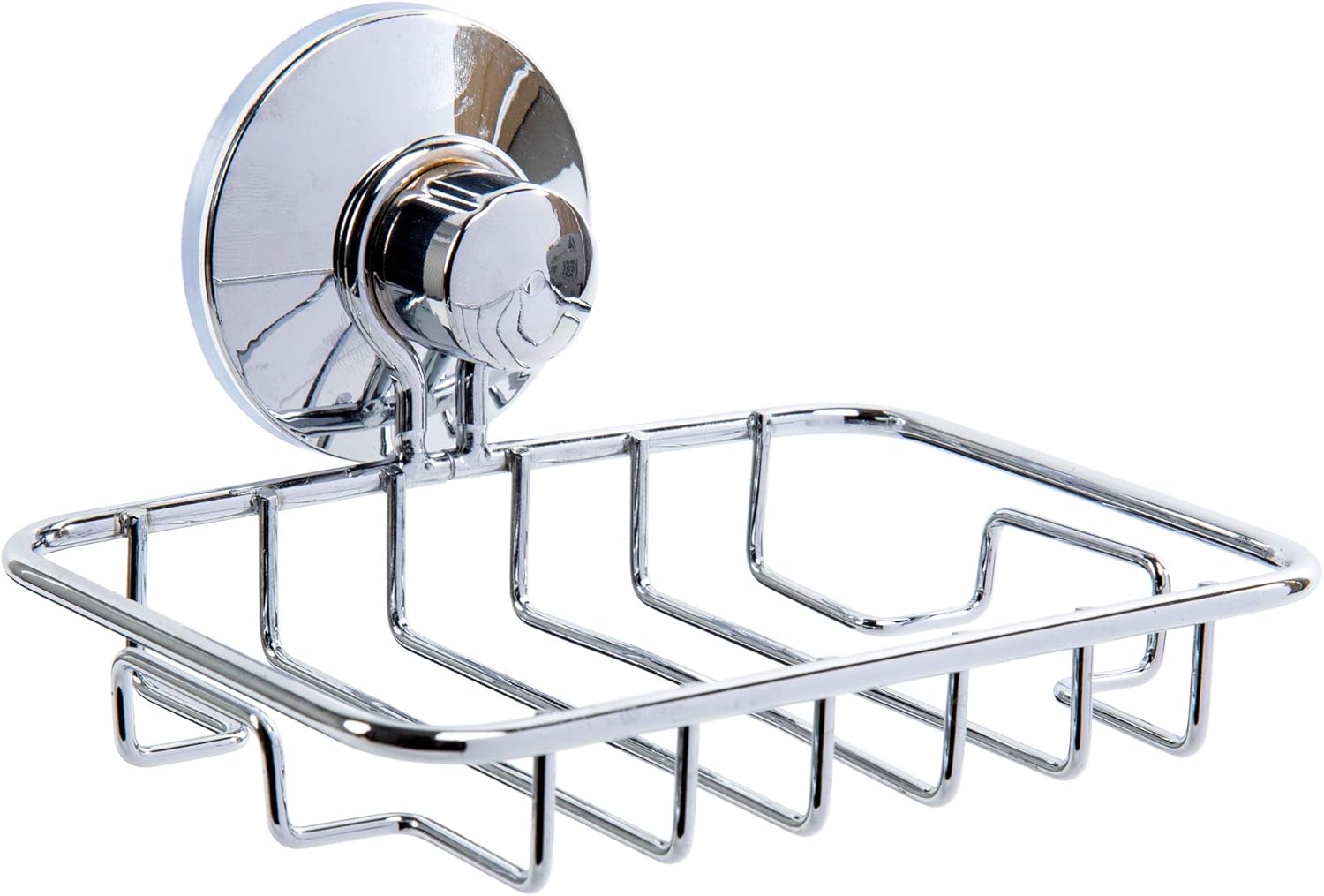 Bodico Metal Soap Dish Holder Chrome Silver 375 x 1 x 5