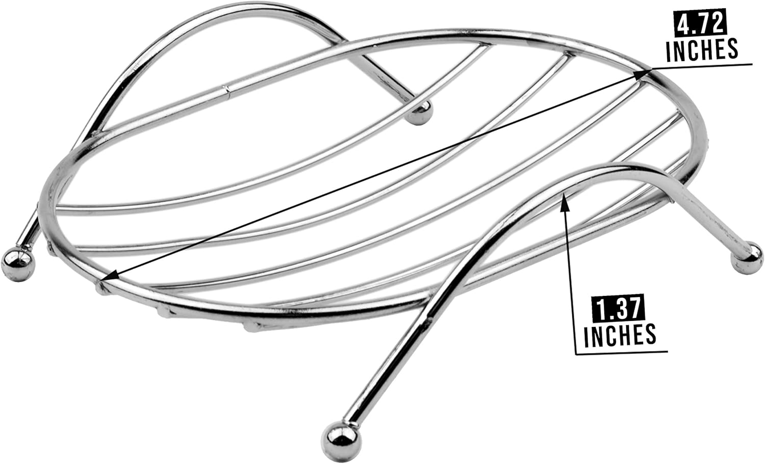 OFXDD Wire Soap Dish Holder Stainless Steel Bathroom Kitchen Holder