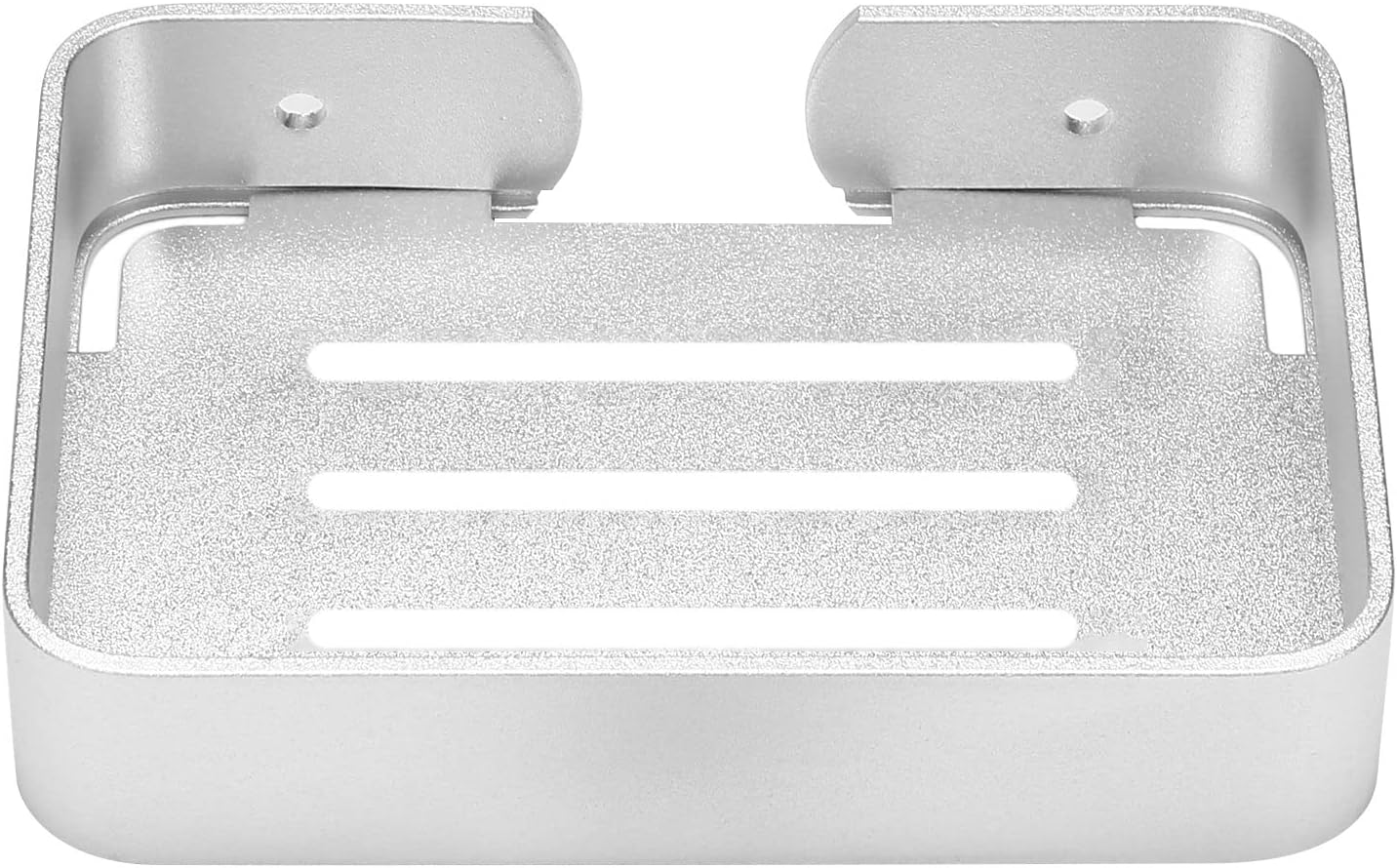 Bloepum Square Soap Dish Holder Silver