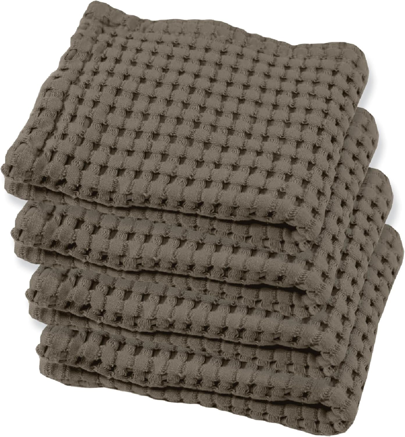 GILDEN TREE Waffle Towel Set of 4 Stone 1