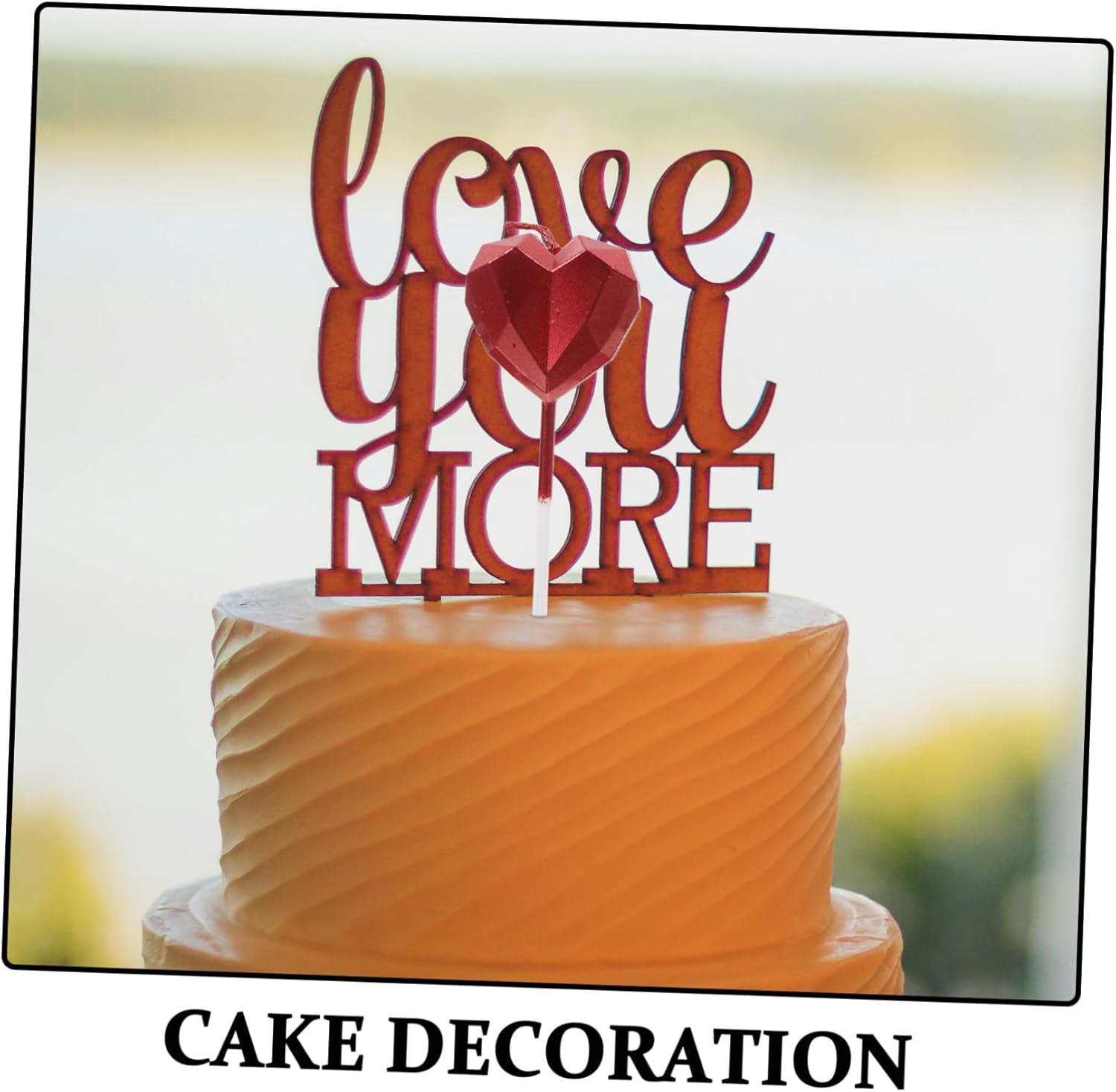 Happyyami 8pcs Unique Heart Birthday Candles