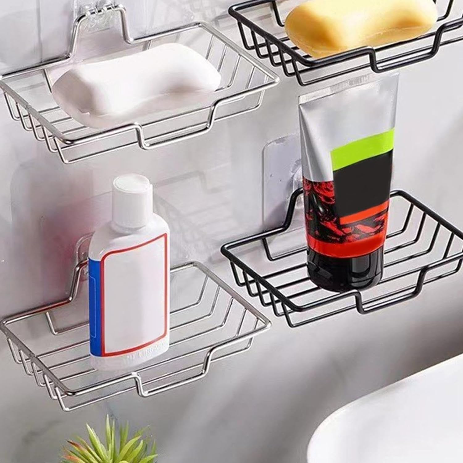 Stainless Steel Soap Holder for Shower Wall