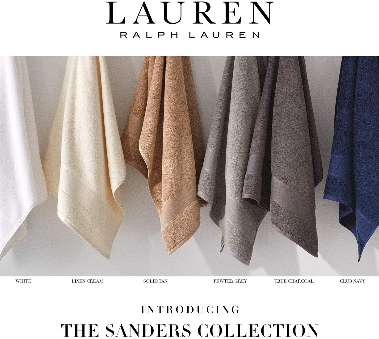 Ralph Lauren Sanders Towel 6 Piece Set - Solid Tan