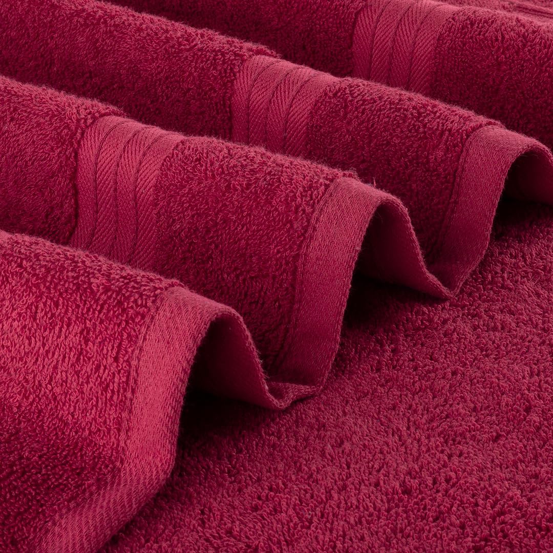 Textila Bath Towels - 30x60 Inch Pack of 4 1