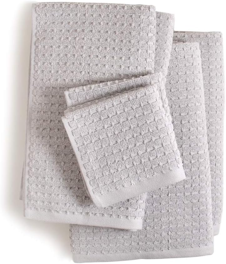DKNY Quick Dry Cotton Towel Set Grey
