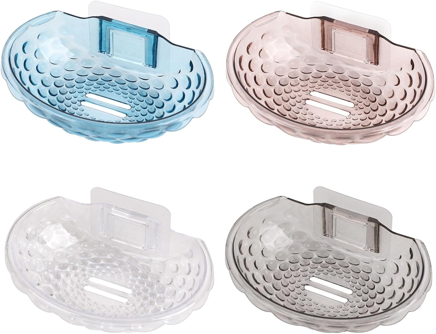 Wall Mounted Soap Holder No Drilling Self Adhesive Kitchen Bathroom Rack
