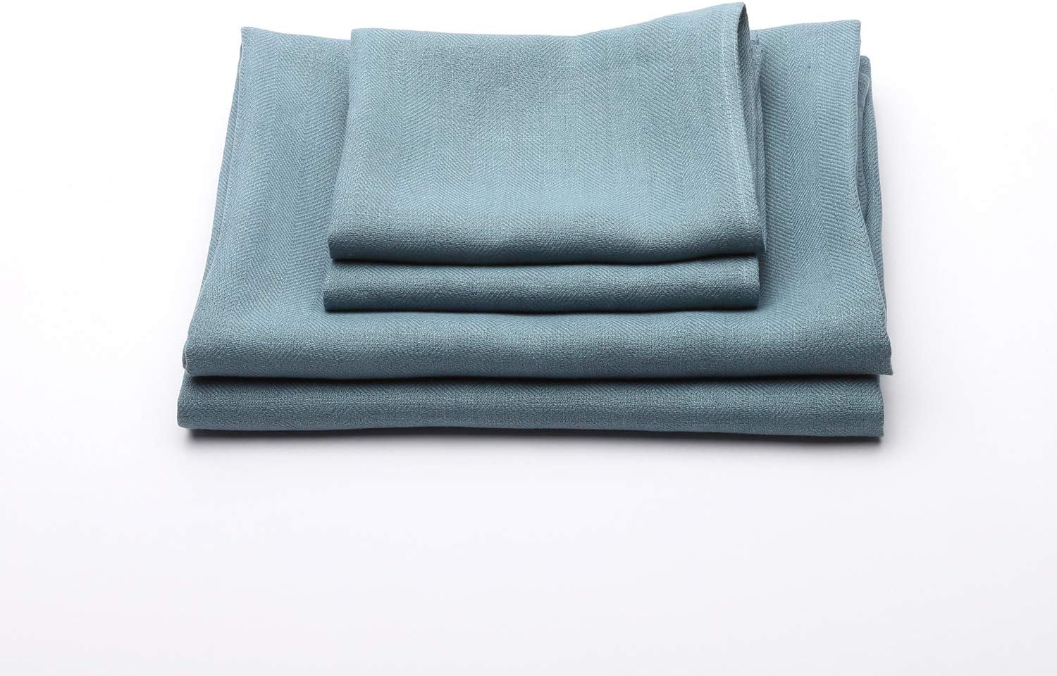 LinenMe 0870001 Towel Set 2 Big Towels and 2 Hand Towels Stone Blue