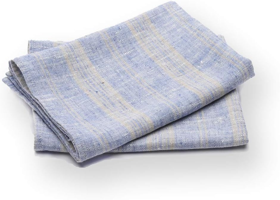 LinenMe 0077901 BlueNatural Towel Set of 2