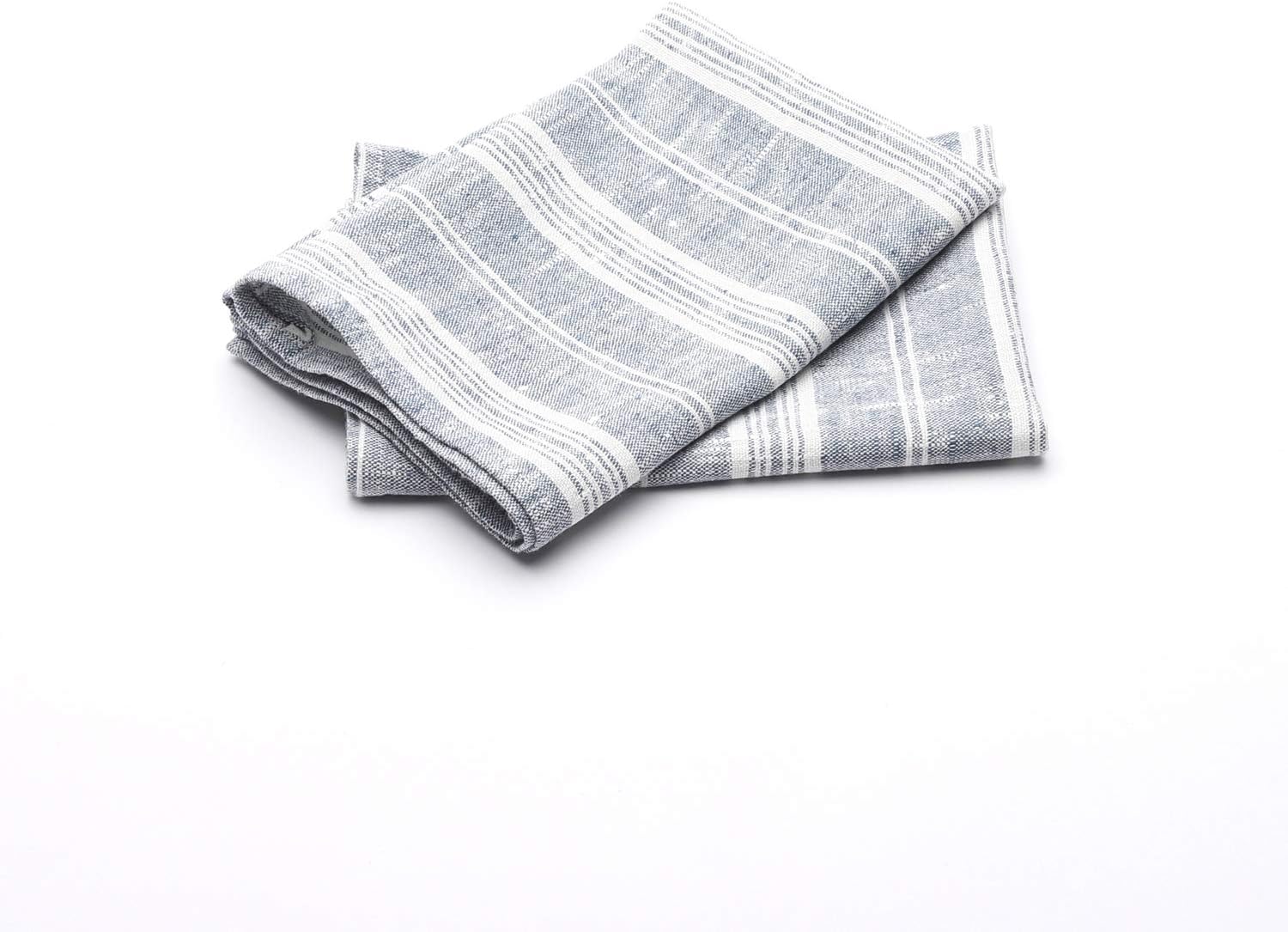 LinenMe 0822601 Dark Blue Towel Set of 2 1