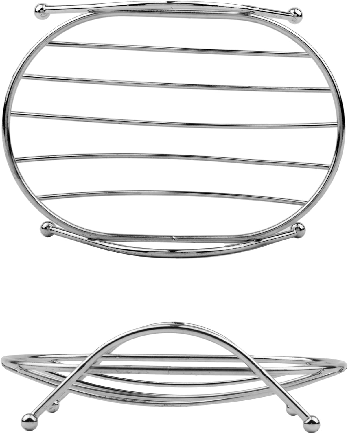 OFXDD Wire Soap Dish Holder Stainless Steel Bathroom Kitchen Holder