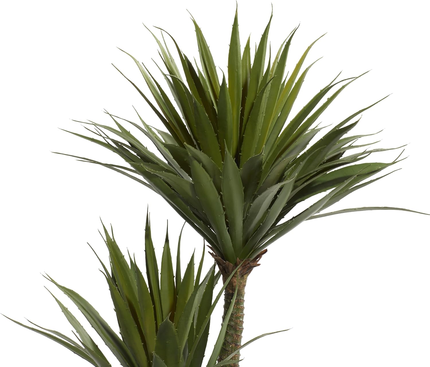 Deco 79 Artistic Artificial Dracaena Plant with Black Fiberglass Pot