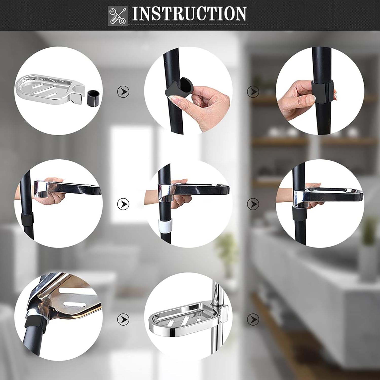 Oceanside ABS Soap Dish Holder for Shower