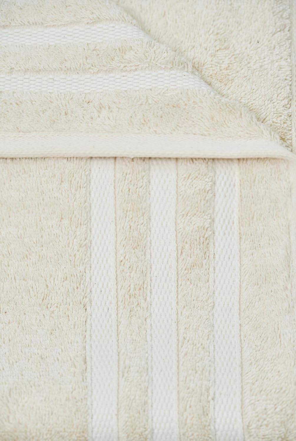 Luxury Bath Towel Set 2 Pieces 30x58 Inches Organic Turkish Cotton