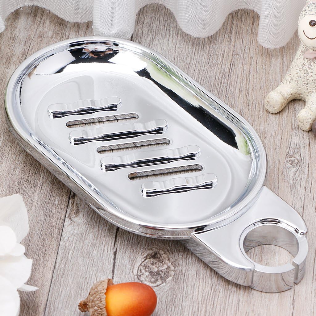 ZHORCIN Clip-on Soap Dish Tray Holder for 22mm Sliding Diameter