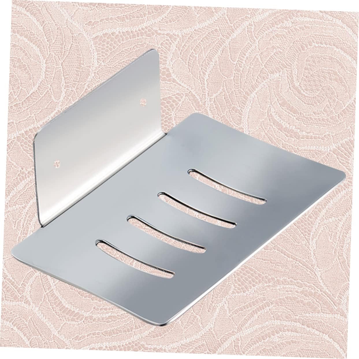 HOLIDYOYO Stainless Steel Soap Dish Holder for Bathroom Kitchen
