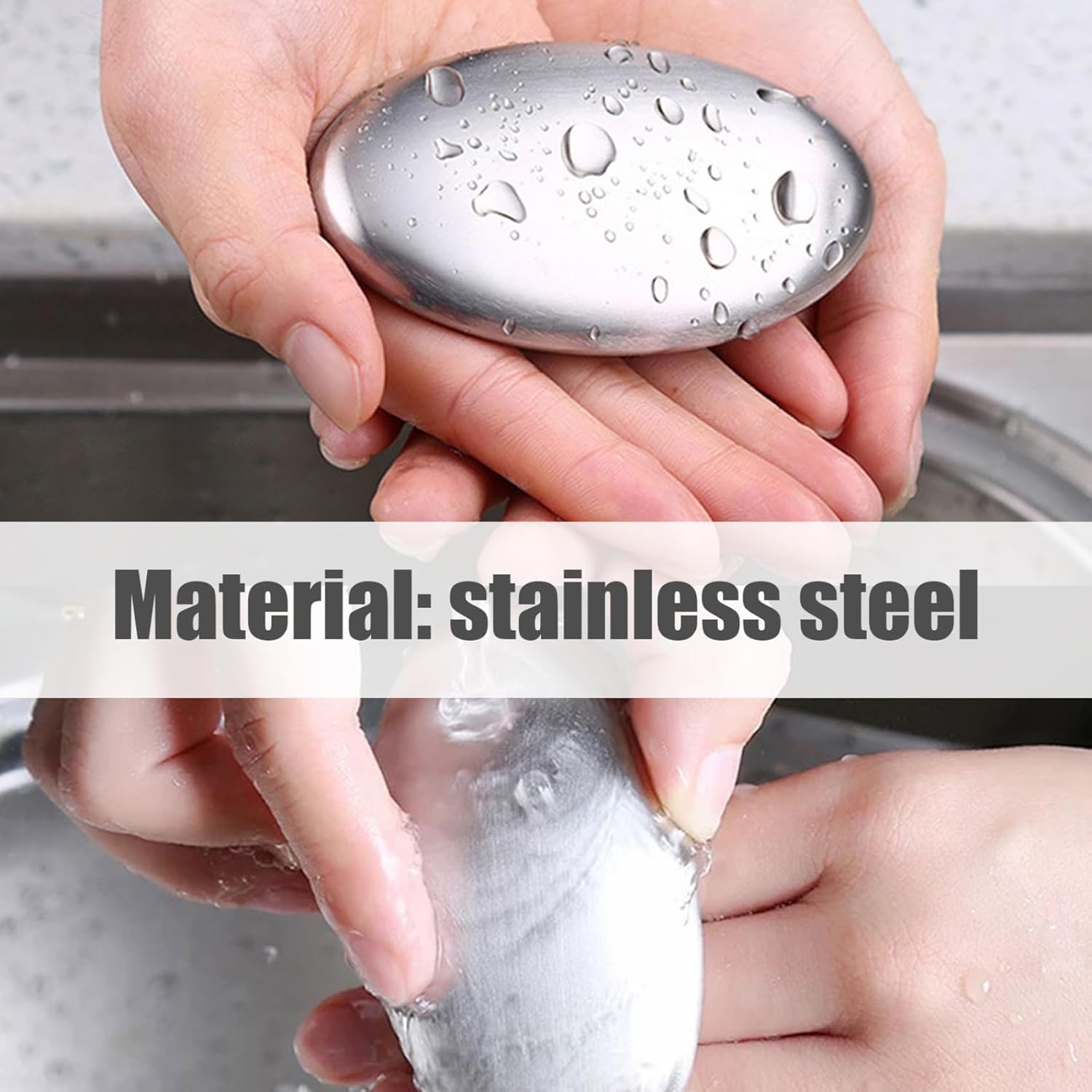 Jorzer Metal Soap Bar for Garlic Fish Deodorizer