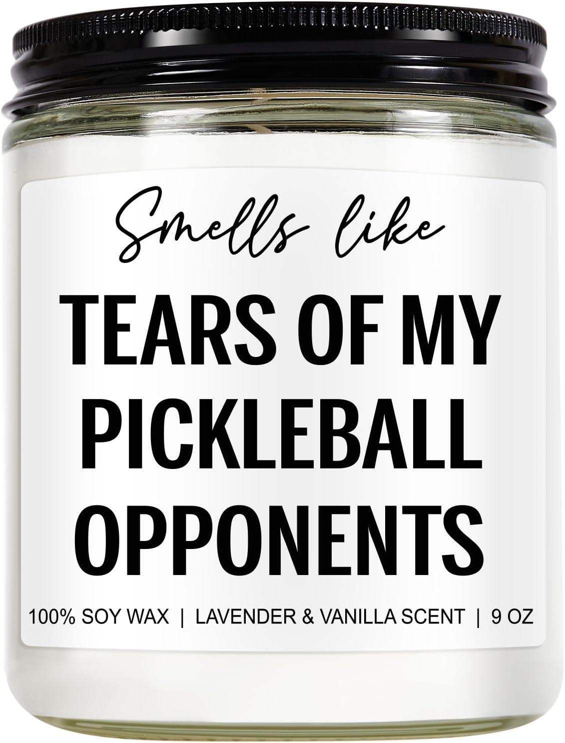 Tears of My Pickleball Opponents Candle - 9 oz 1