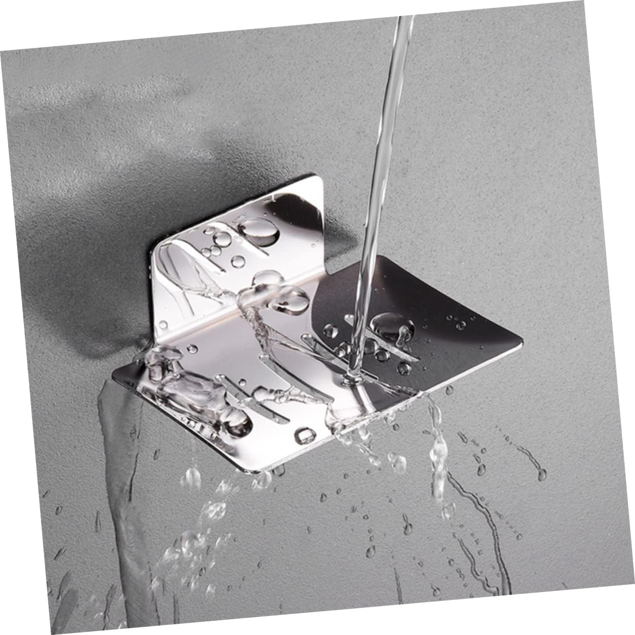 HOLIDYOYO Stainless Steel Soap Dish Holder for Bathroom Kitchen