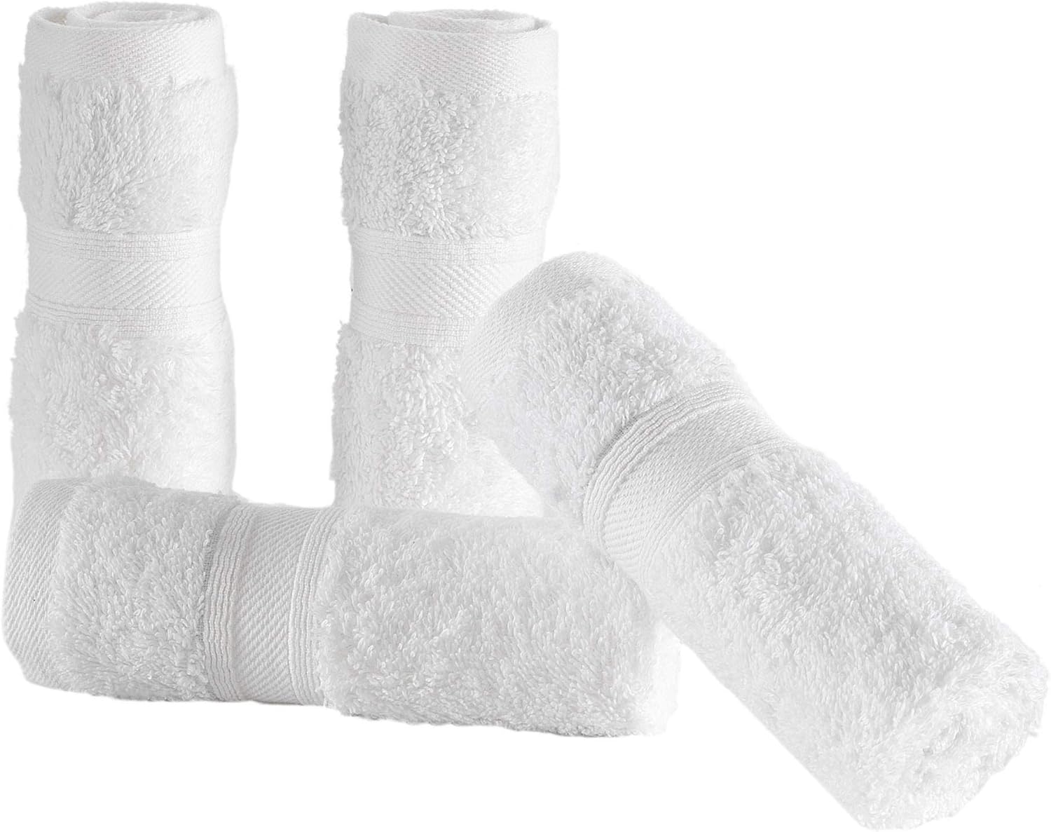 Hawmam Linen 13x13 Inch Towel Set for Face Hand Kitchen Cleaning
