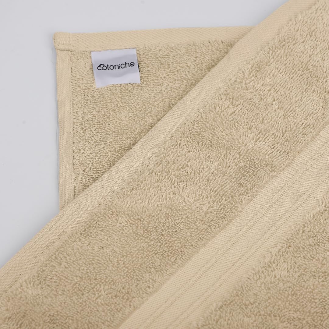 Cotoniche 6 Pack Cotton Towel Set - Beige